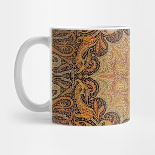 Antique Indian Boteh Pattern Mug